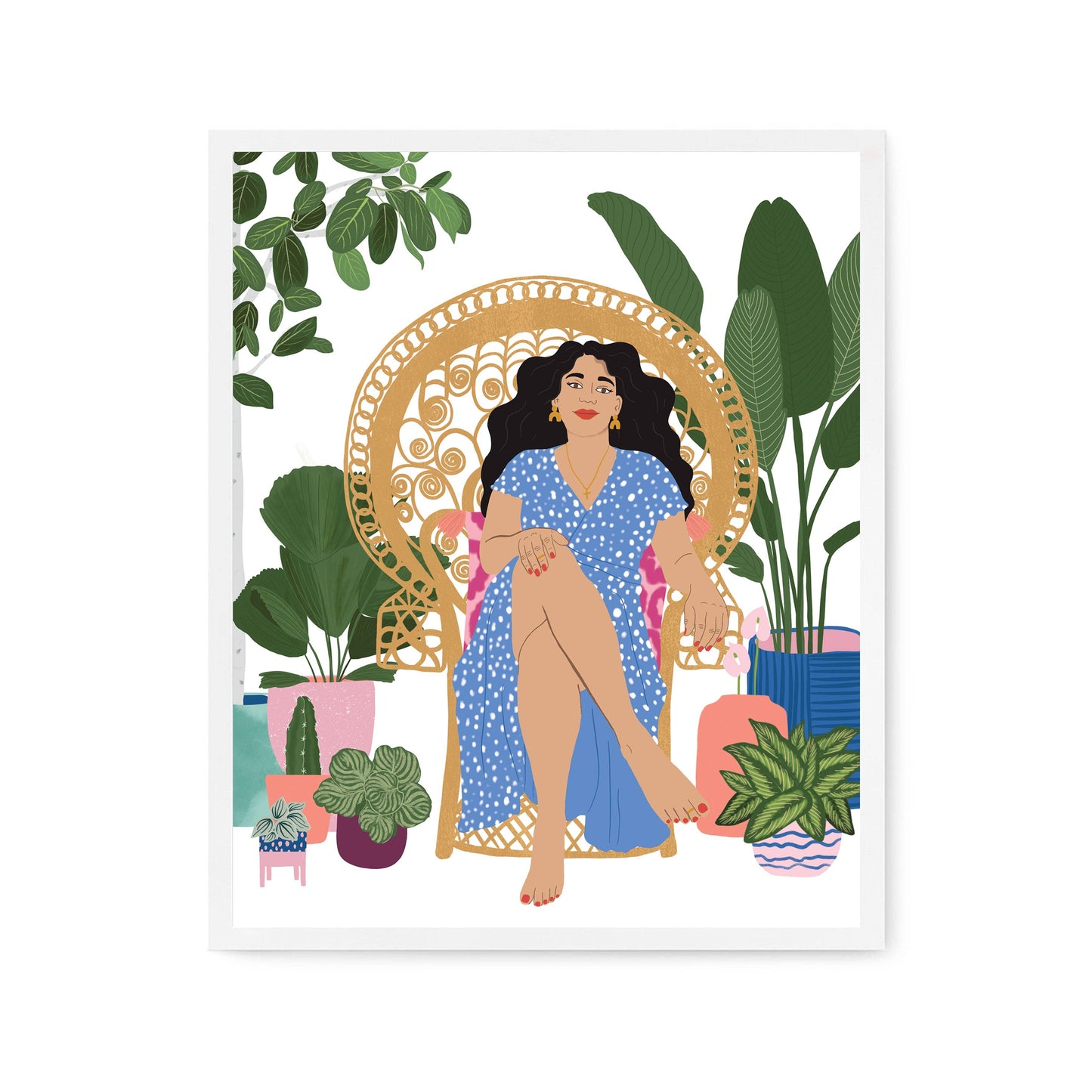 Plant Lady Art Print