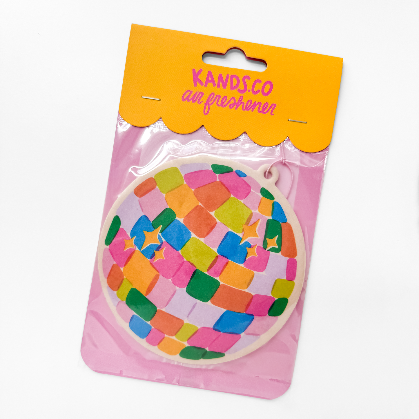 Rainbow Disco Ball Air Freshener
