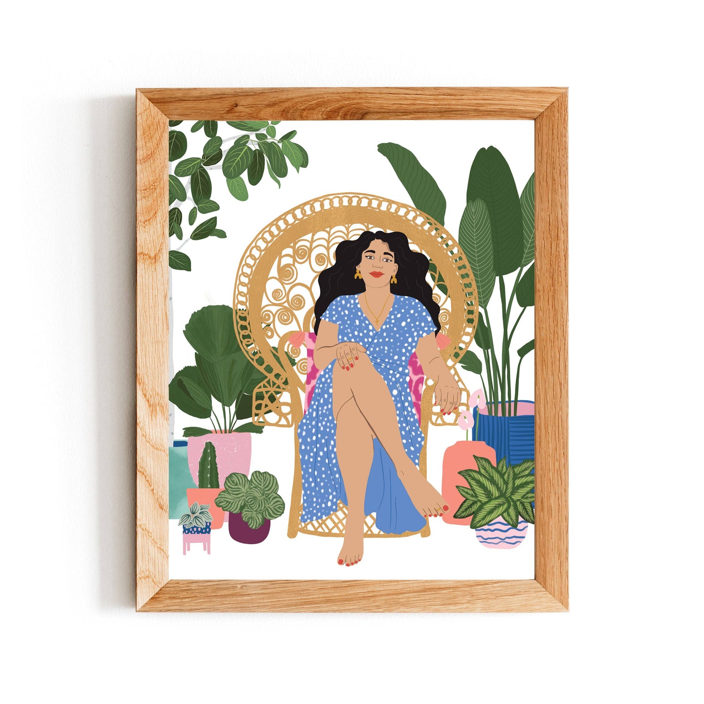 Plant Lady Art Print
