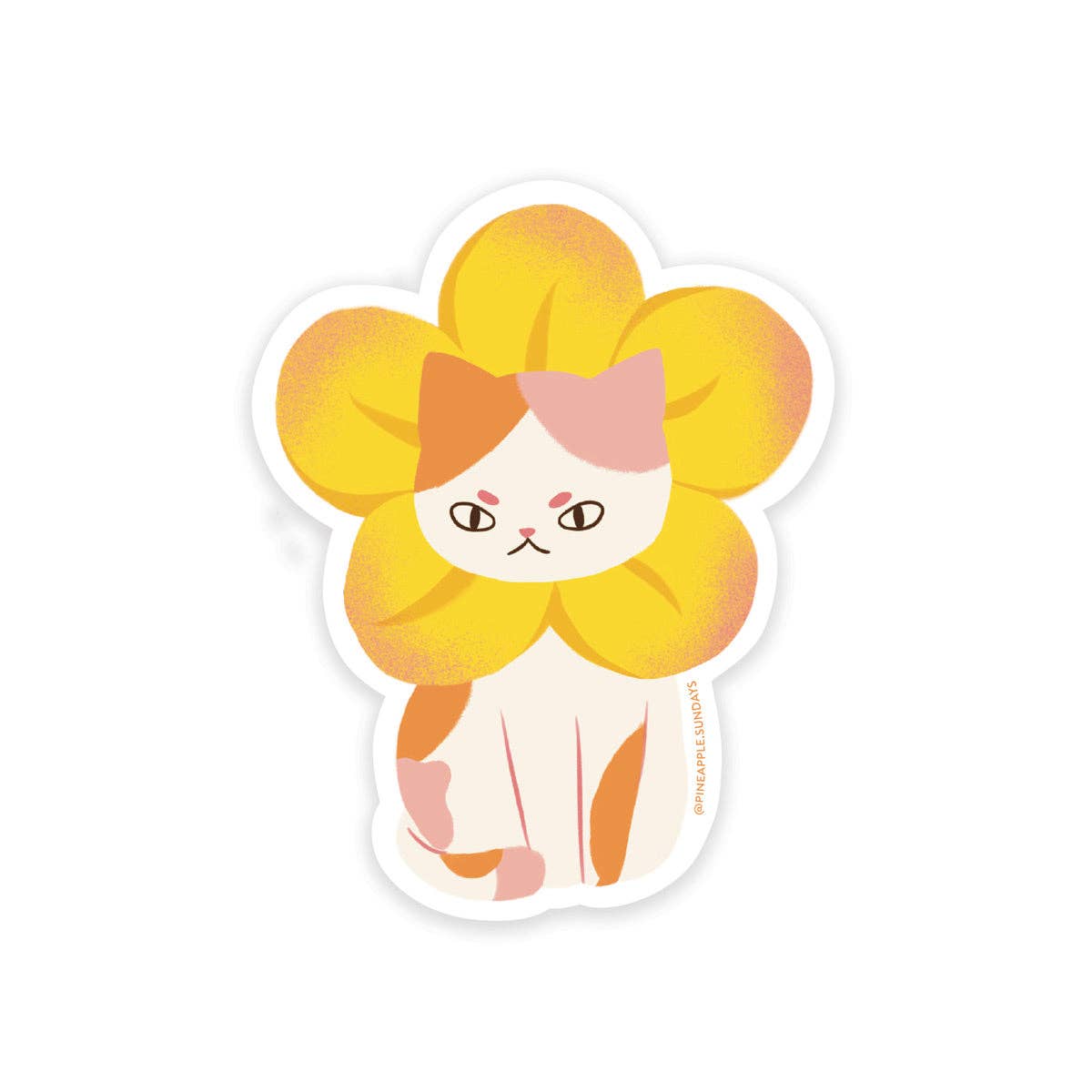 Flower Cat Sticker