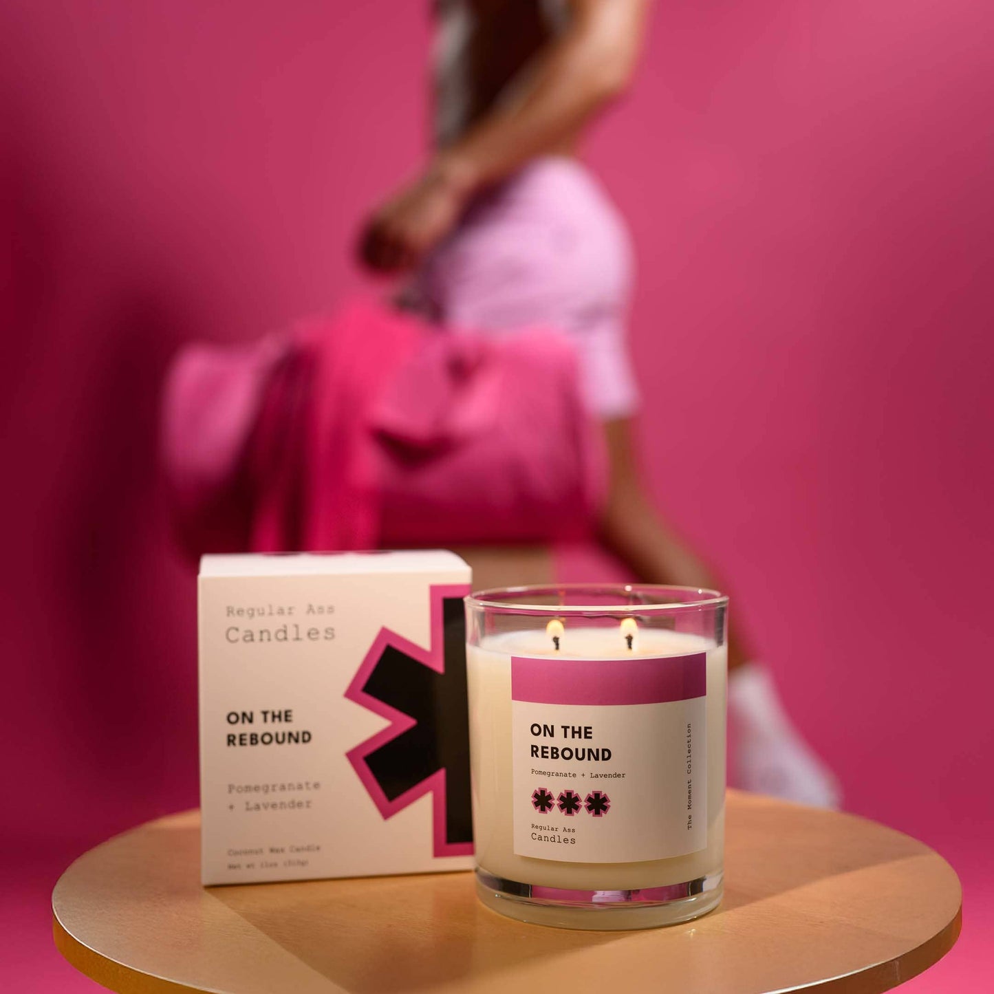On the Rebound, Pomegranate + Lavender 11oz Luxury Candle