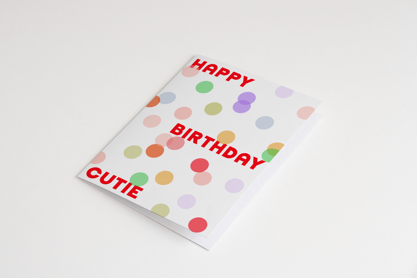 HBD Cutie Birthday Card