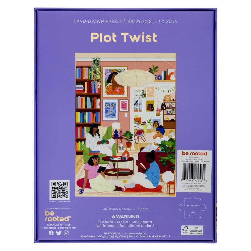 Plot Twist Bookclub 500 pc puzzle