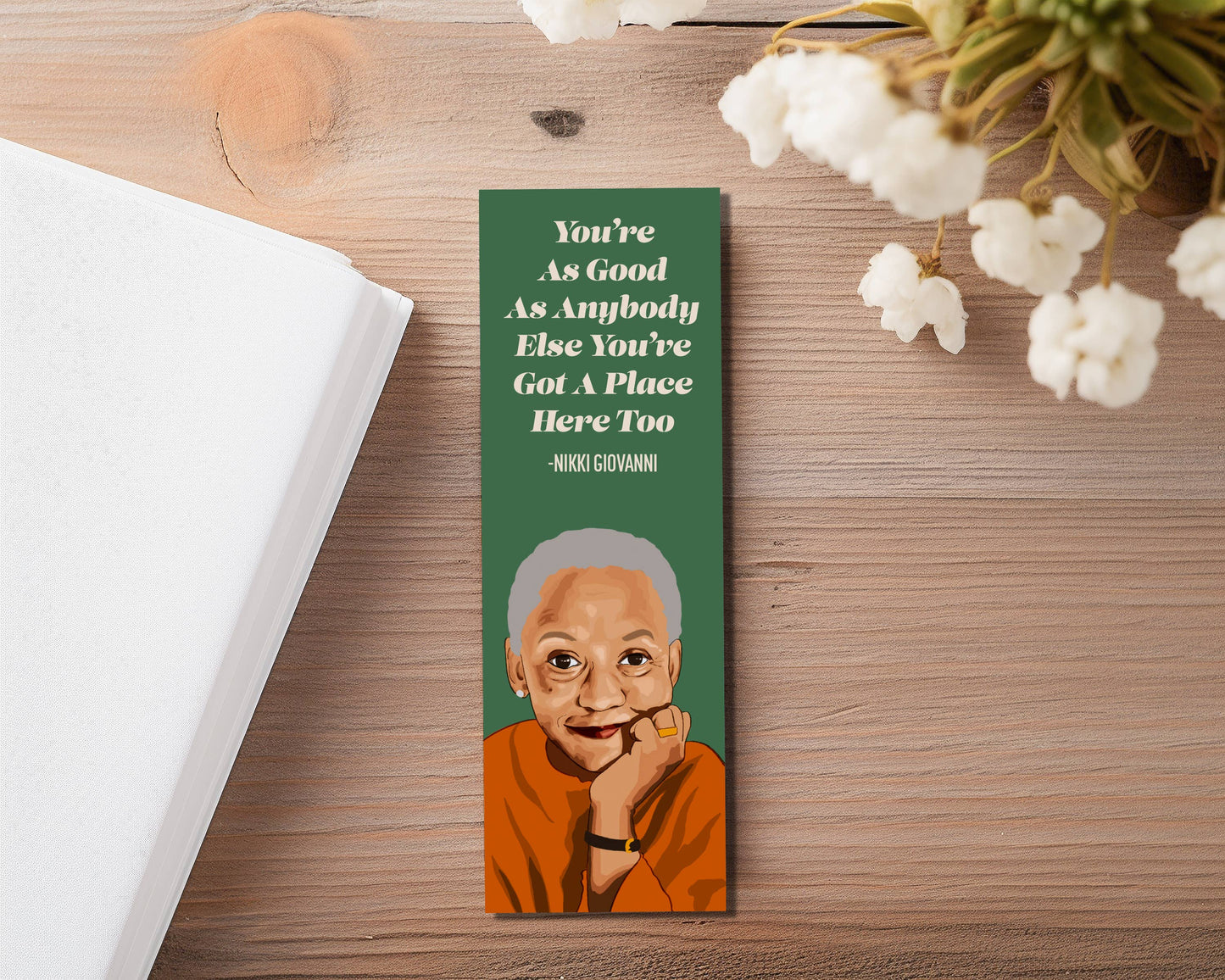 Nikki Giovanni Bookmark