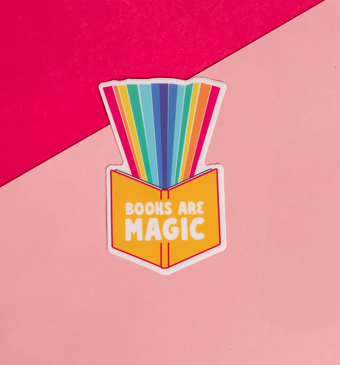 Books Are Magic sticker | book lover vinyl sticker