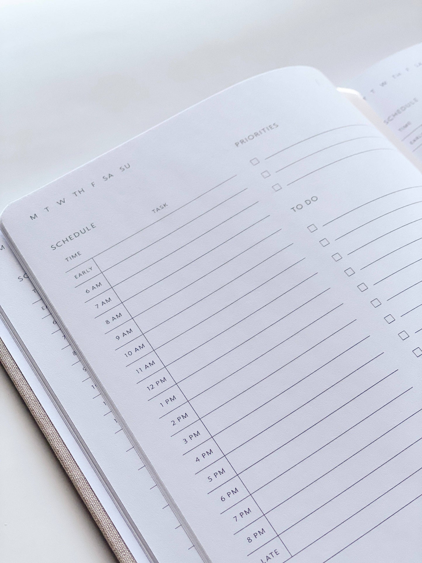 Undated Daily Planner