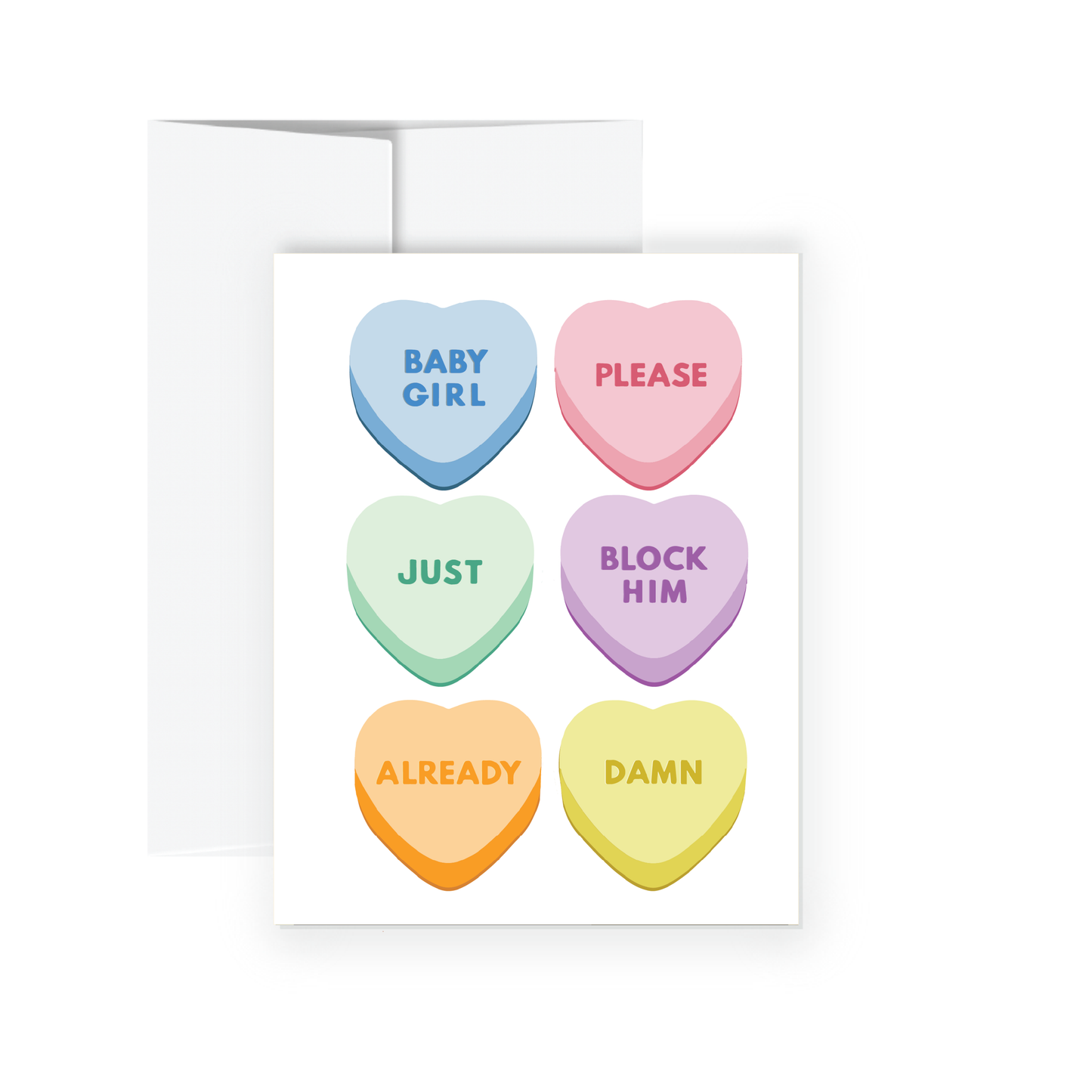 Block Him Greeting Card