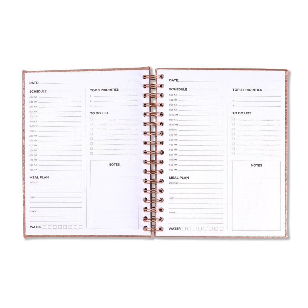 Daily Plans Undated Planner - 7"x 9"