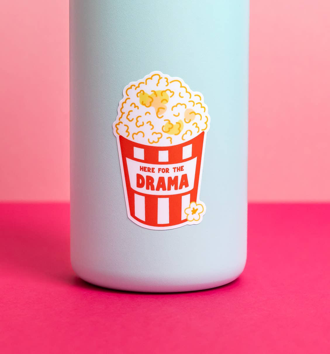 Drama Popcorn sticker | movie popcorn funny vinyl sticker