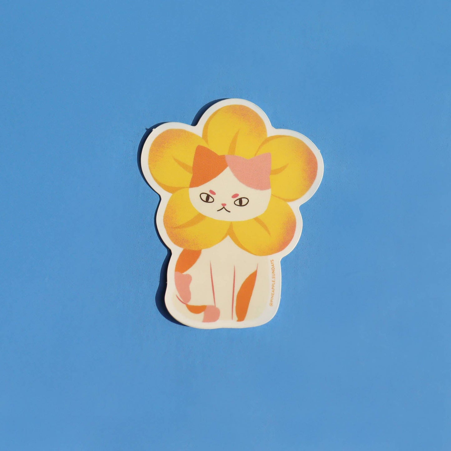Flower Cat Sticker