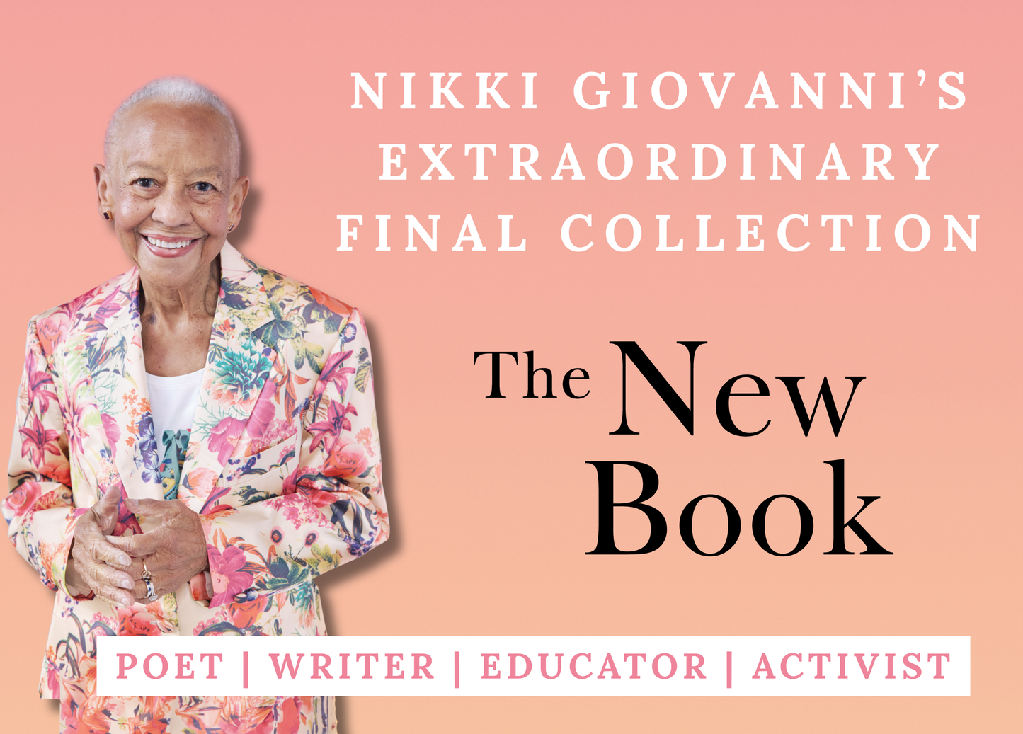 The New Book: Nikki Giovanni