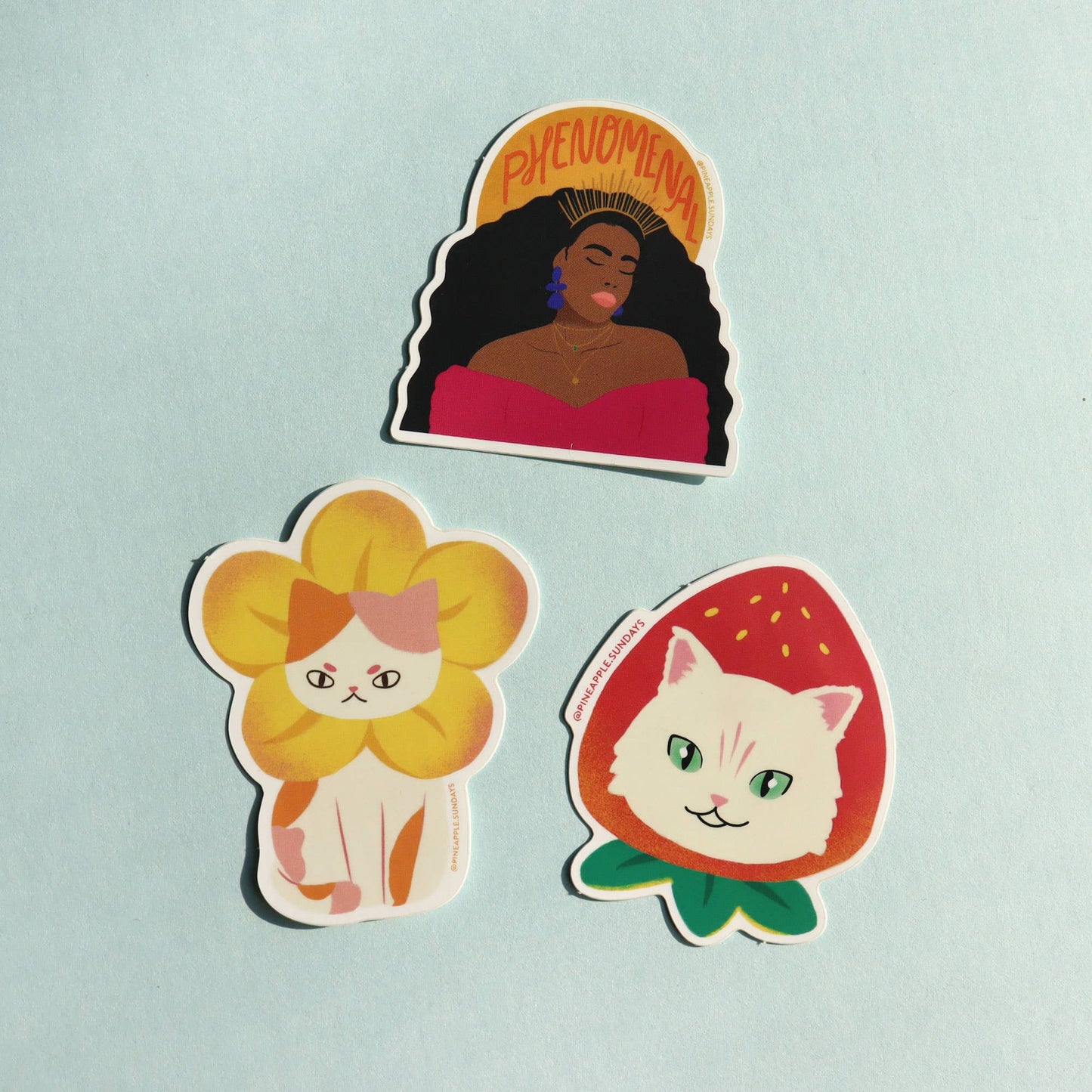 Flower Cat Sticker