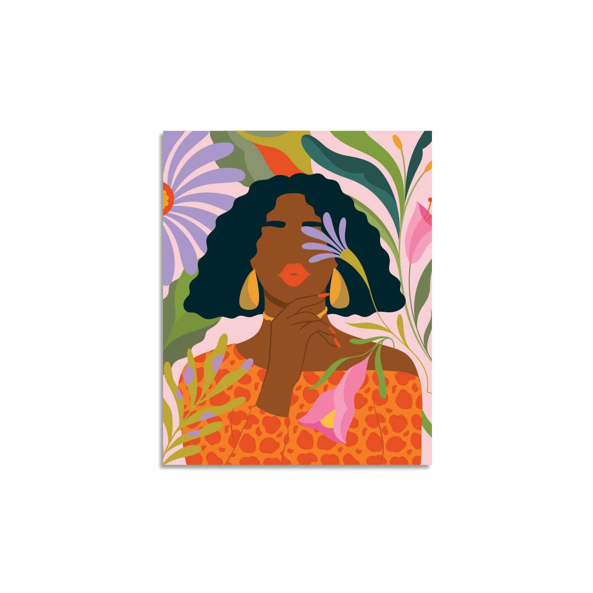 Girl in Bloom Wall Art