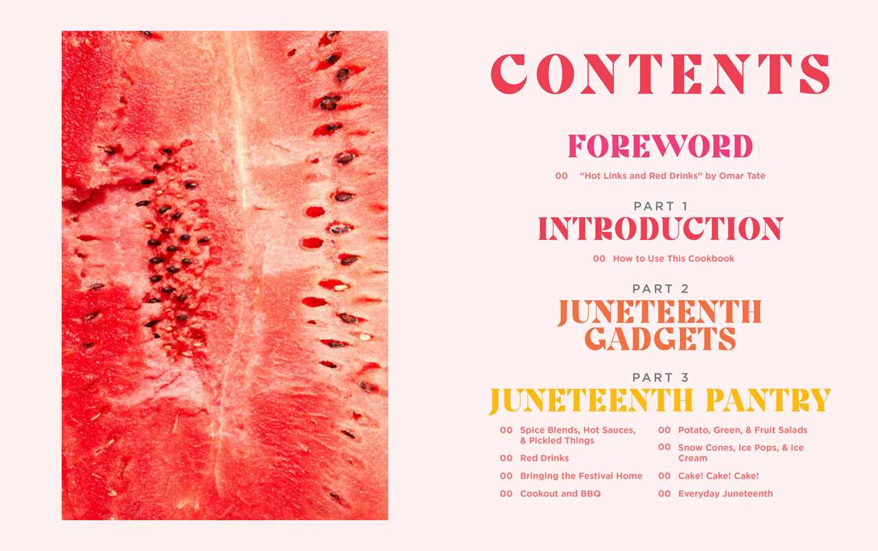 A Cookbook for Juneteenth and Black Celebrations: Watermelon and Red Birds