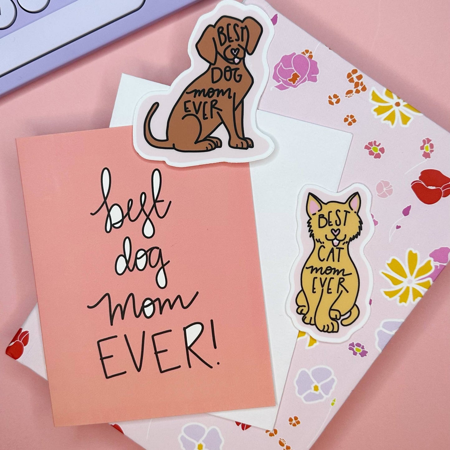 Best Dog Mom Vinyl Sticker