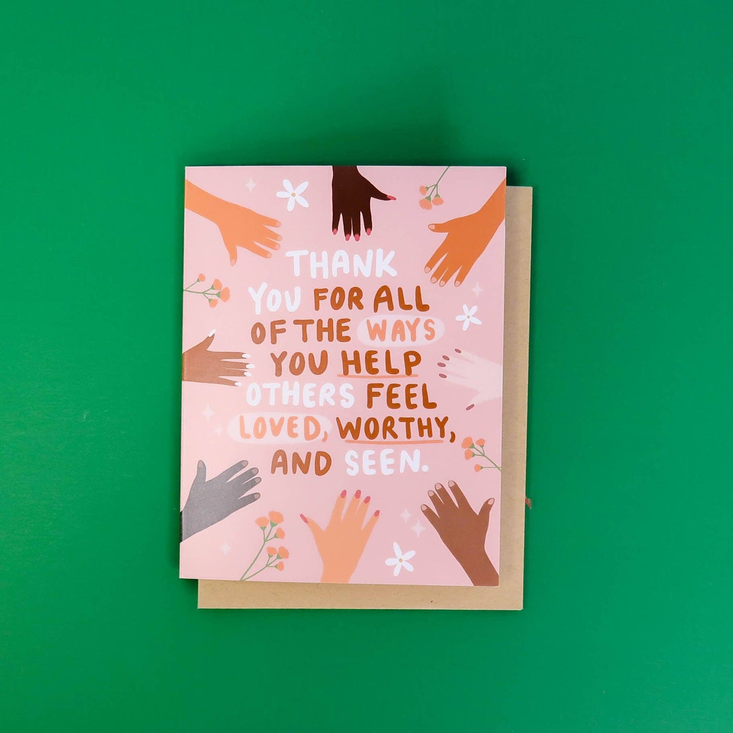 Worthy Greeting Card