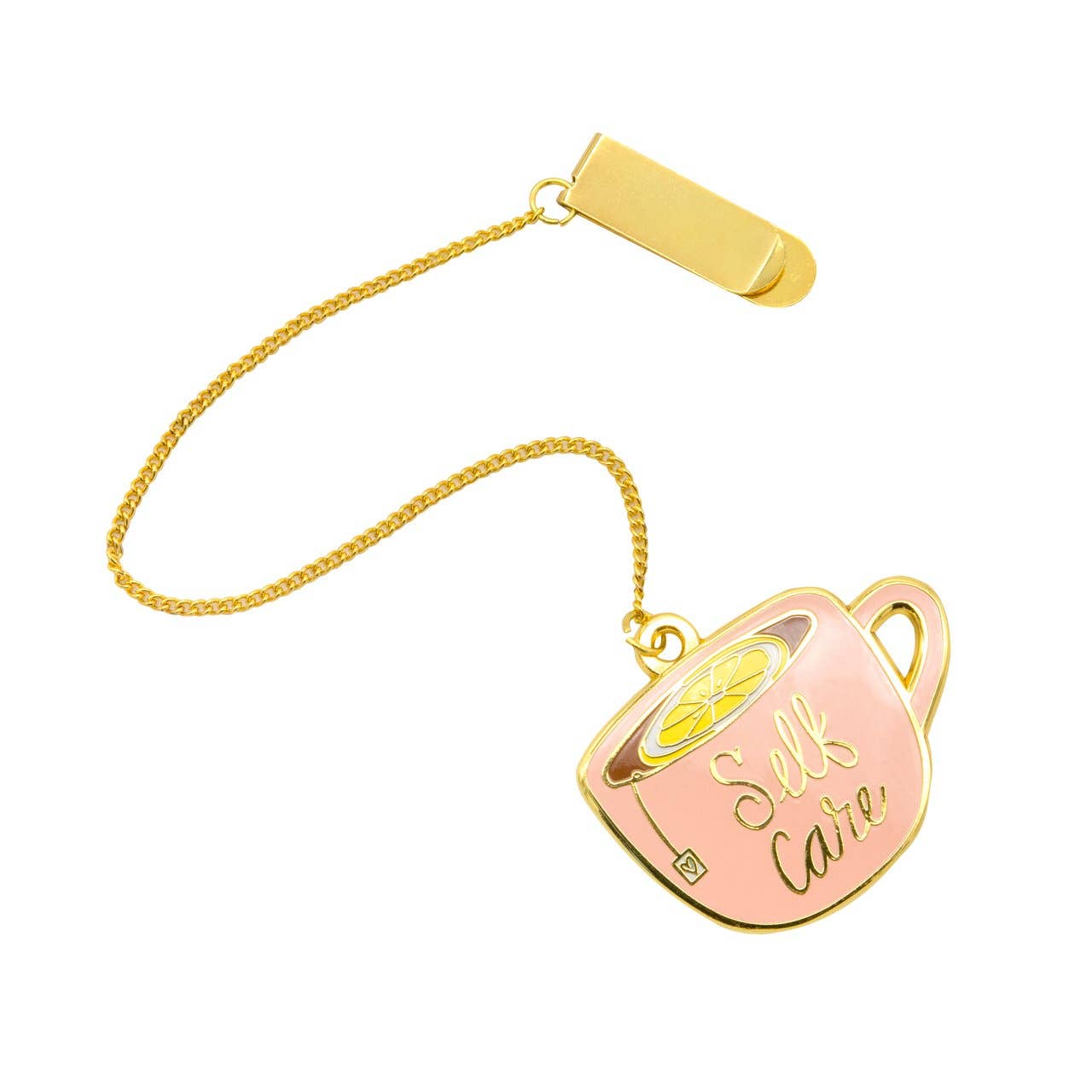 Self Care Mug Enamel Bookmark