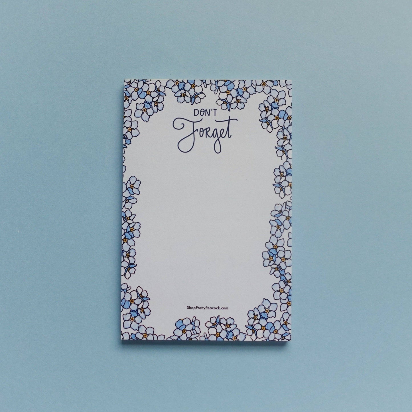 Forget Me Not Notepad