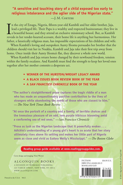 Purple Hibiscus: A Novel