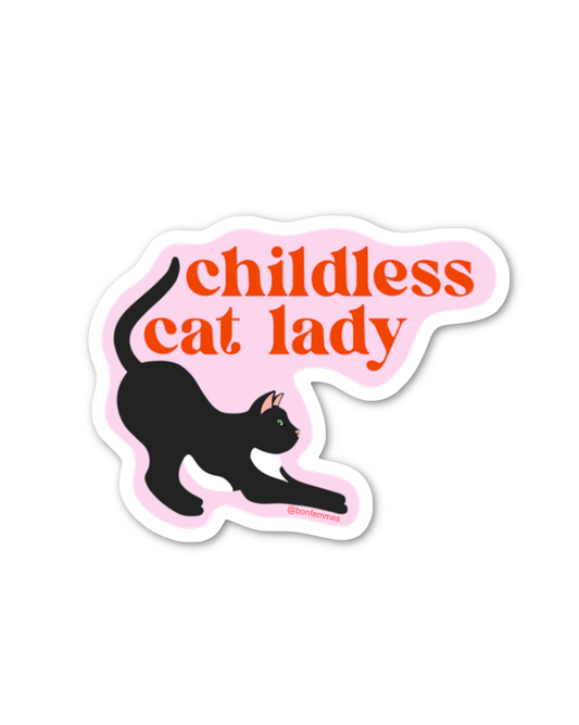Childless Cat Lady Sticker