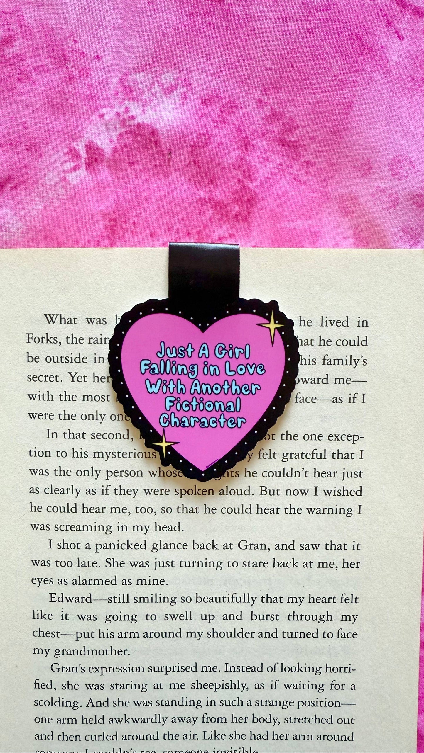 In Love With Fictional Characters Magnetic Bookmark
