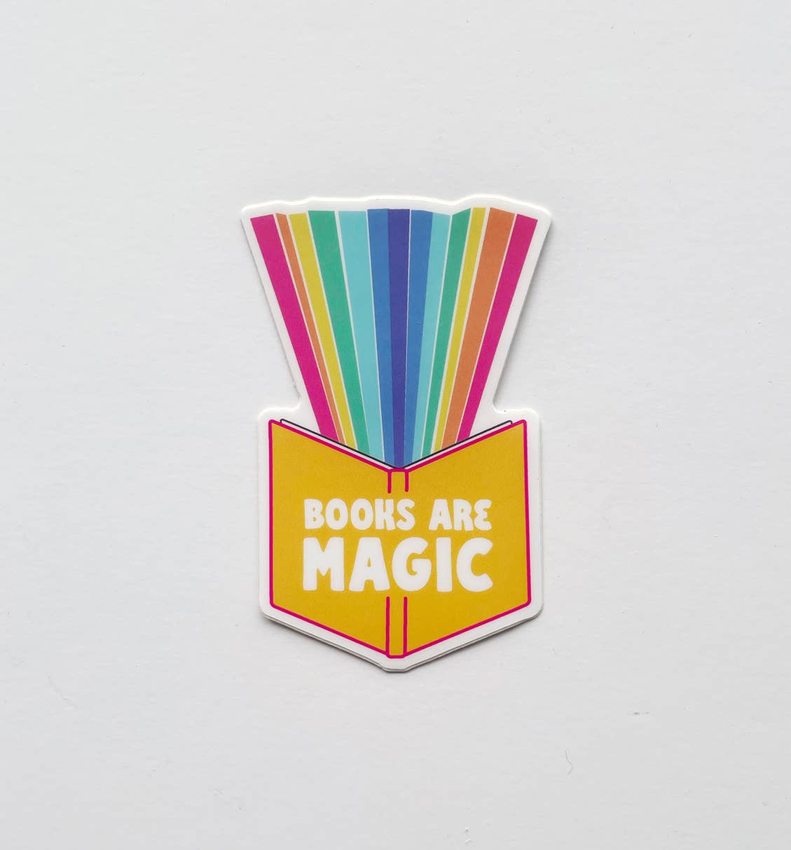 Books Are Magic sticker | book lover vinyl sticker