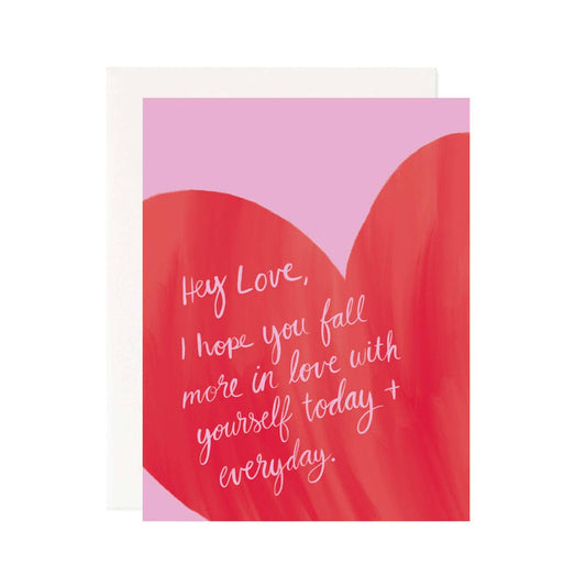 Hey Love Greeting Card