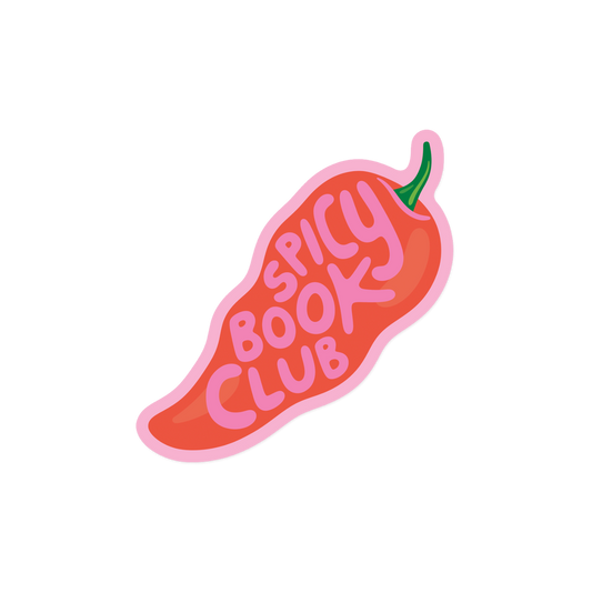 Spicy Book Club Hot Pepper Sticker