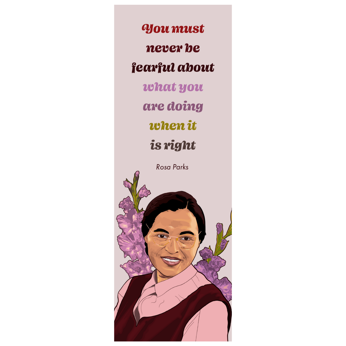 Rosa Parks Bookmark