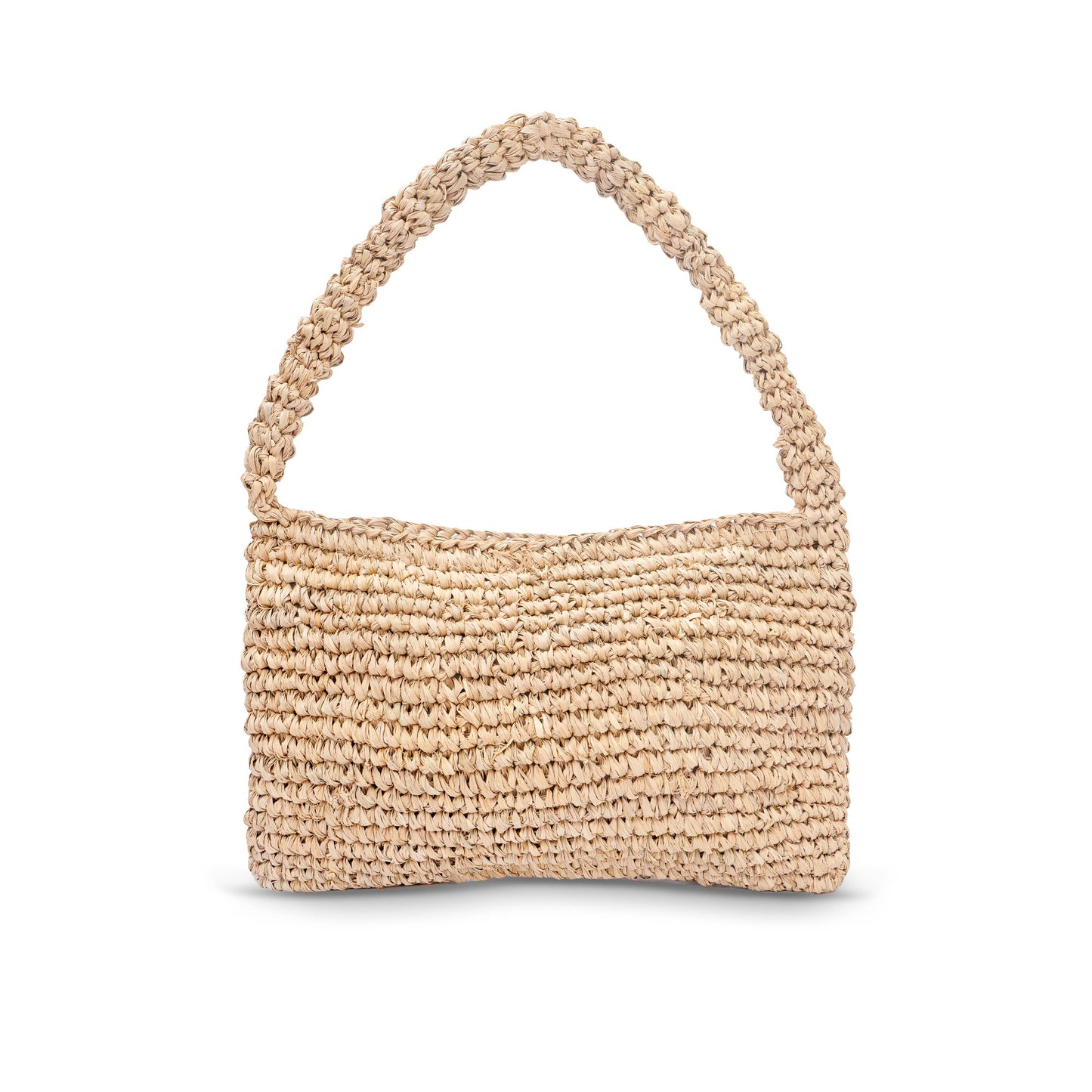 Mini Top Handle Raffia Bag