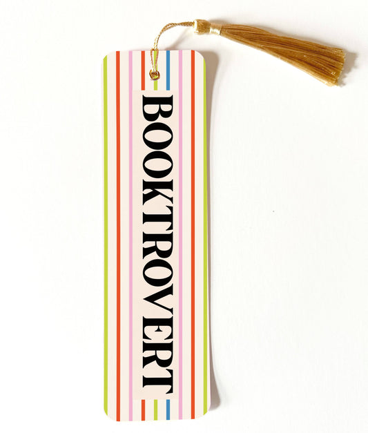 Booktrovert Bookmark with Tassel