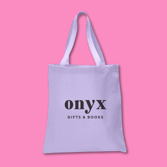 Custom Onyx Tote Bag: Lavender