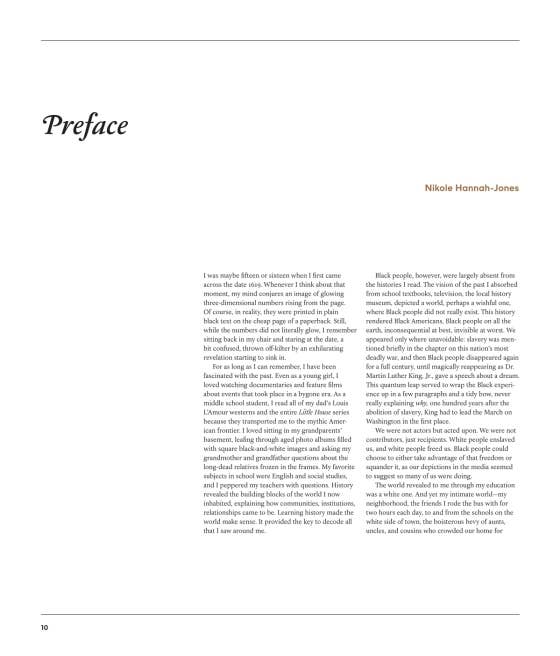 1619 Project: A Visual Experience