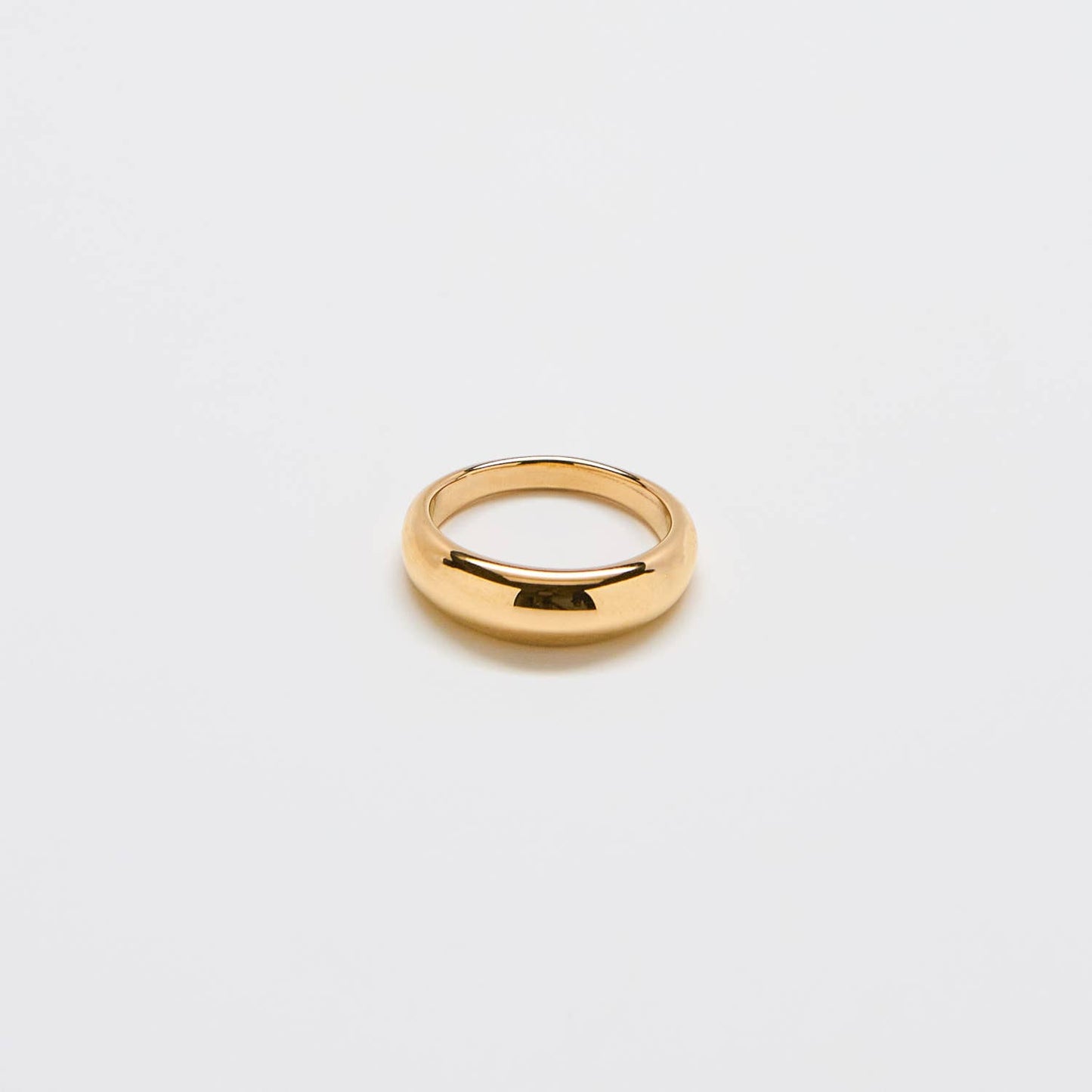 Mini Chunky Dome Stacking Ring - Tarnish Resistant Jewelry: Size 7