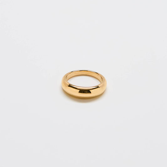 Mini Chunky Dome Stacking Ring - Tarnish Resistant Jewelry: Size 7