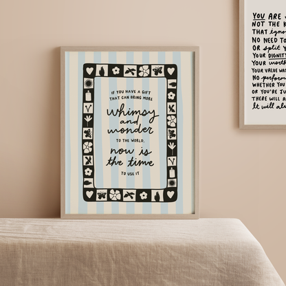 Whimsy and Wonder Print