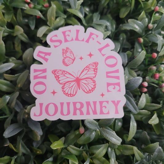 On a Self- Love Journey Sticker