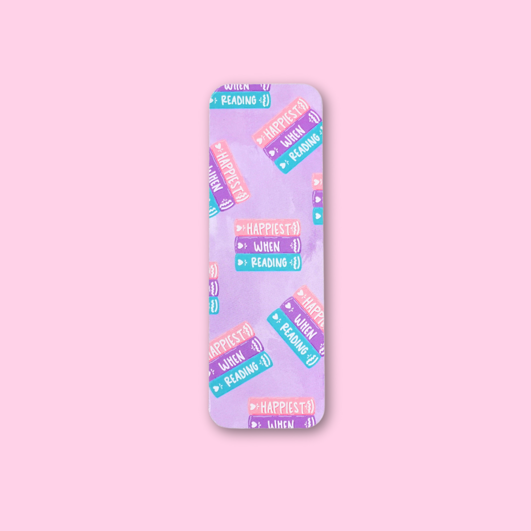 Happiest When Reading Bookmark