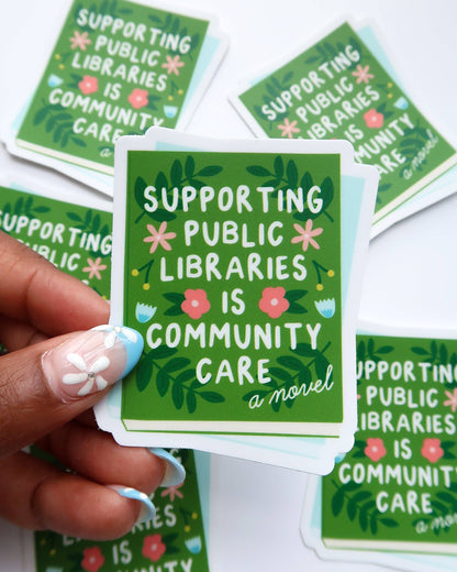 Support Public Libraries Sticker