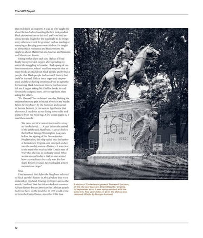 1619 Project: A Visual Experience