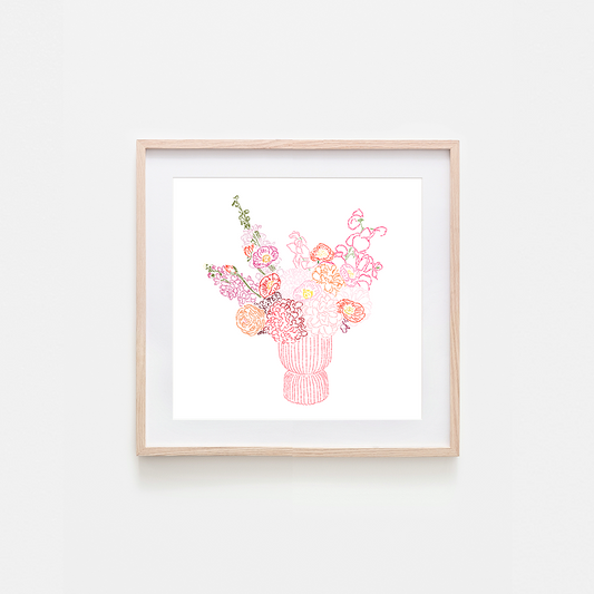 California Poppy Art Print: 5 x 5"