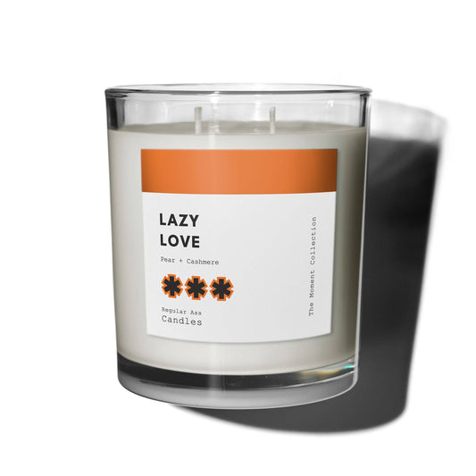 Lazy Love, Pear + Cashmere 11oz Luxury Candle: Clear