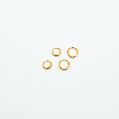Gold Double Pack - Mini Huggie Hoop Earrings (2-Pack) Christmas 2025 Gift