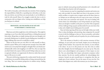 Mindful Meditations for Black Men