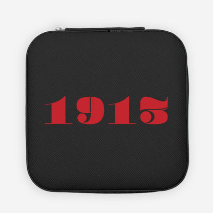 Travel Jewelry Box- Sisterhood- 1913: Black box + red