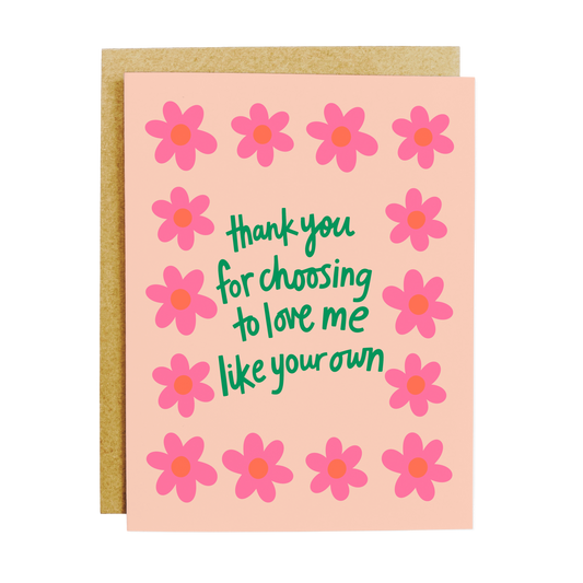 Thank You For Choosing Me Greeting Card