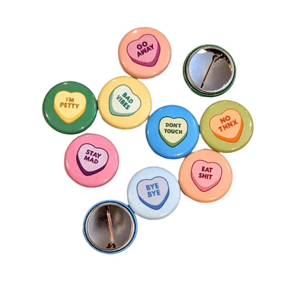 Button - Stay Mad (Pins for Unbroken Hearts)