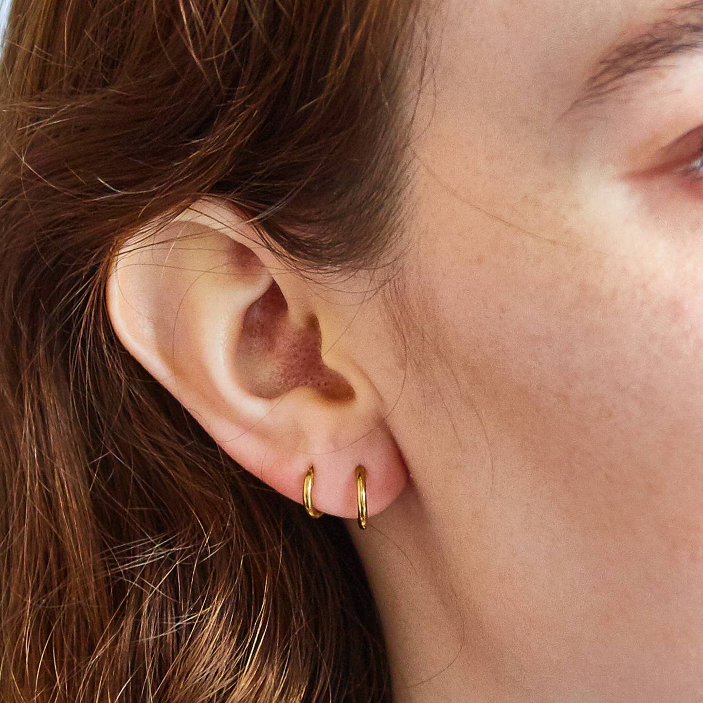 Gold Double Pack - Mini Huggie Hoop Earrings (2-Pack) Christmas 2025 Gift