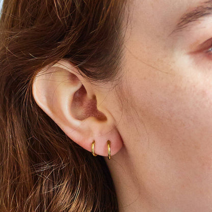 Gold Double Pack - Mini Huggie Hoop Earrings (2-Pack) Christmas 2025 Gift