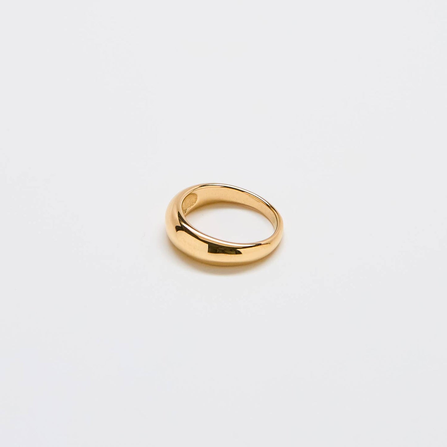 Mini Chunky Dome Stacking Ring - Tarnish Resistant Jewelry: Size 7